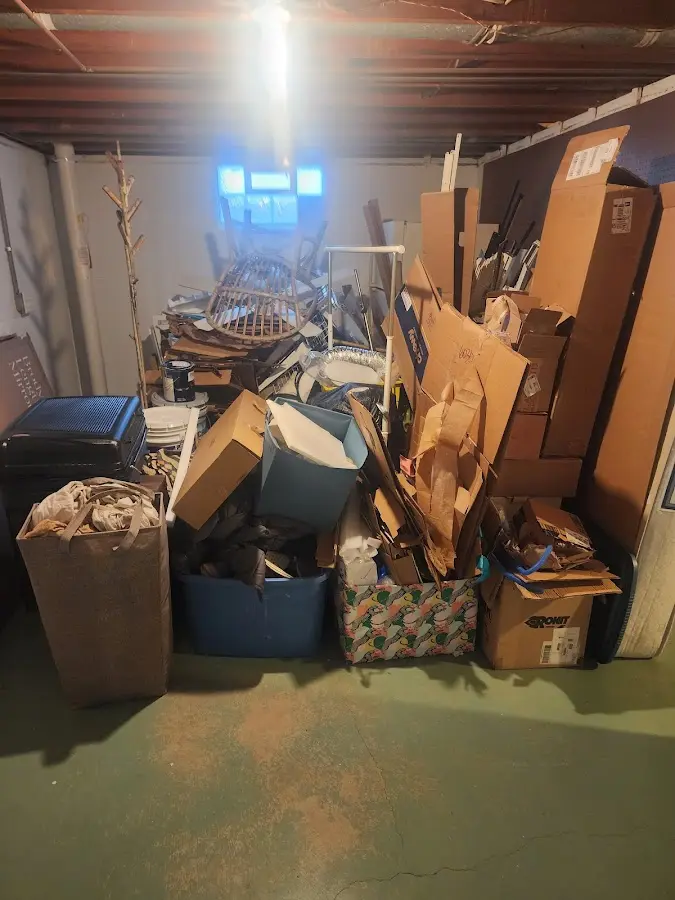 Roll-off dumpster container at job site for Construction Dumpster Rental in Nottawa